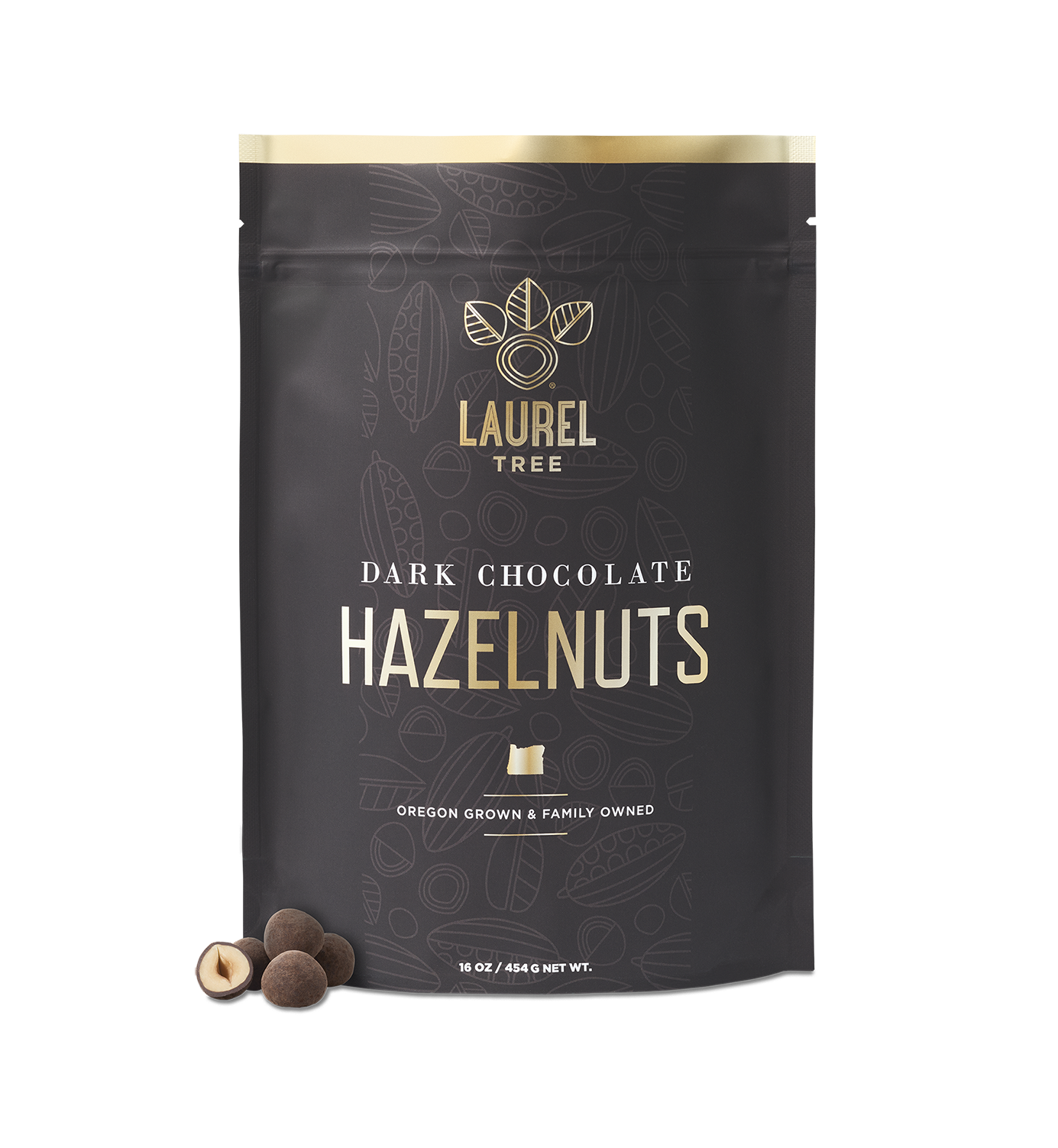 Dark Chocolate Hazelnuts, 2 oz — Laurel Foods